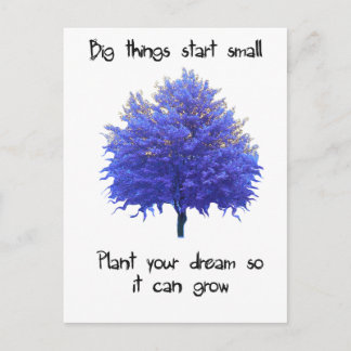 Big Things Start Small Postcard