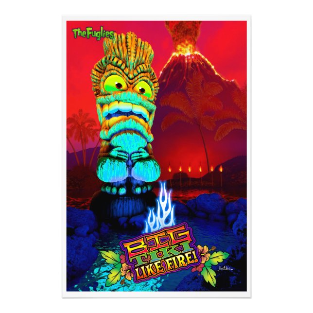 Big Tiki Like Fire! Photo Print (Front)