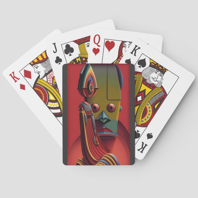Big Tin Tan Tong II Ken Gauge Art Playing Cards (Back)