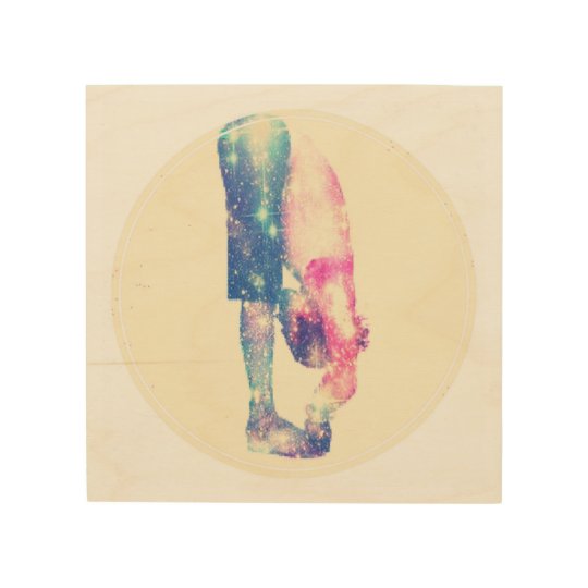 Big Toe Yoga Pose Wood Wall Art