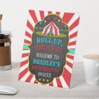 Big Top Circus Carnival 1st Birthday Welcome