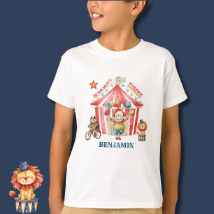 Big Top Circus Carnival Fifth Birthday T-Shirt