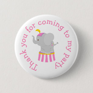 Big Top Circus Carnival  'Thank you for coming' 2 Inch Round Button