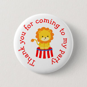 Big Top Circus Carnival 'Thank you for coming' 2 Inch Round Button