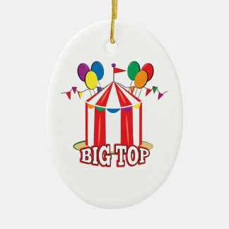 Big Top Tent Ceramic Ornament