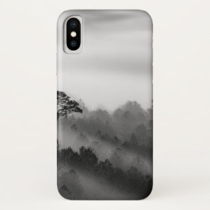 Big Tree in Pine Forest in the Mist Case-Mate iPhone Case