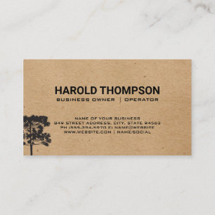 Big Tree   Natural Texture Background Business Card