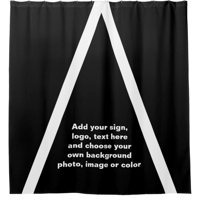 BIG TRIANGLE black + your ideas (Front)