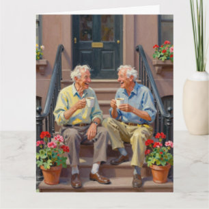 Big Twin Coots Coffee Club Birthday Occasion Card