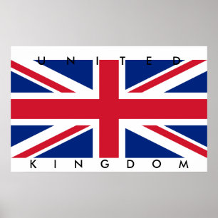 Big United Kingdom Flag Poster UK