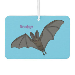 Big vampire bat cartoon illustration air freshener