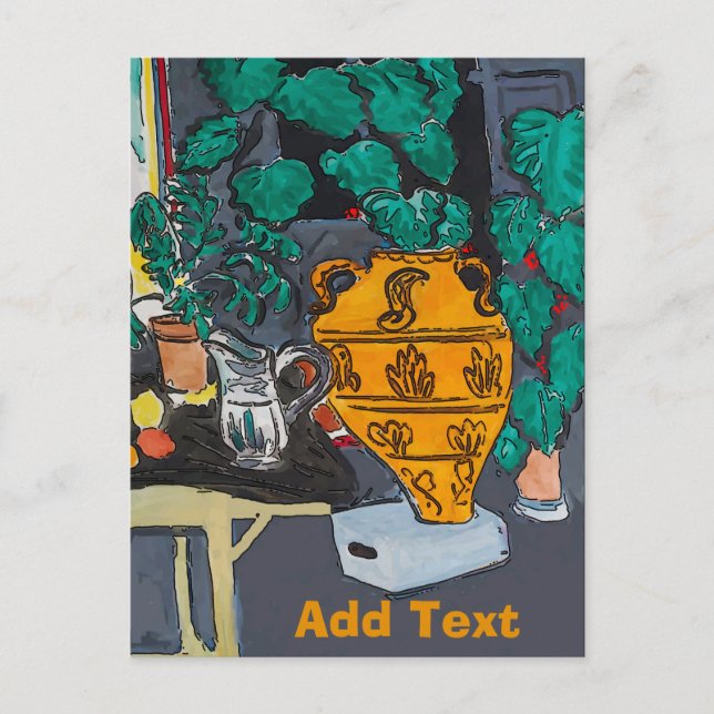 Big Vase Postcard (Front)