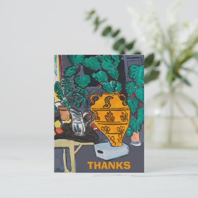 Big Vase Postcard (Standing Front)