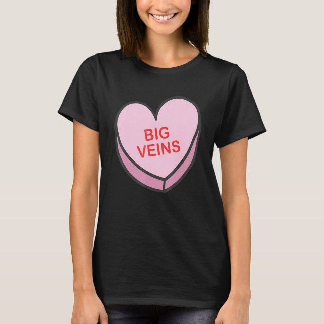 Big Veins Happy Valentines Day Nurse Group Matchin T-Shirt (Front)
