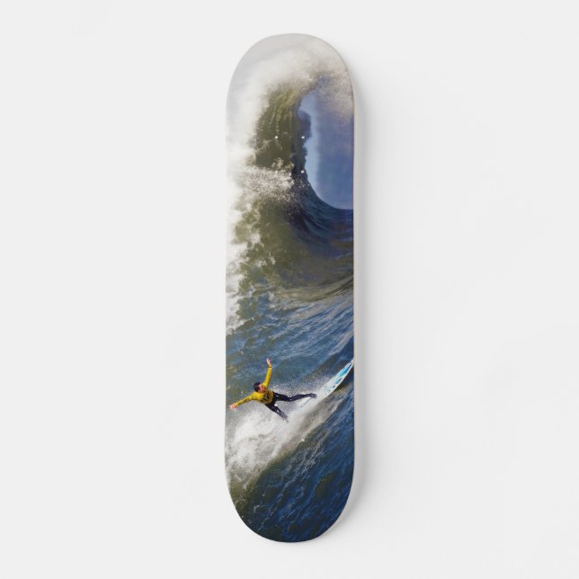 Big Wave at the Mavericks Surfing Competition Skateboard (Front)