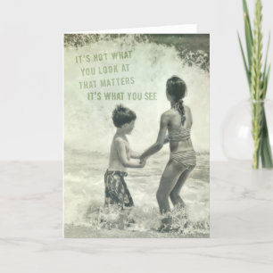 BIG WAVE Greeting Card