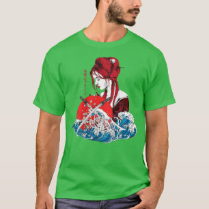 Big wave Kanagawa Japan, Anime150 T-Shirt