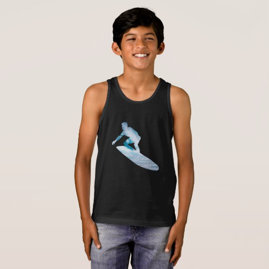 Big Wave Ocean Surfing Surfer Cool Kid's Tank Top