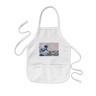 Big Wave off Kanagawa Mount Fuji Nippon Kids Apron