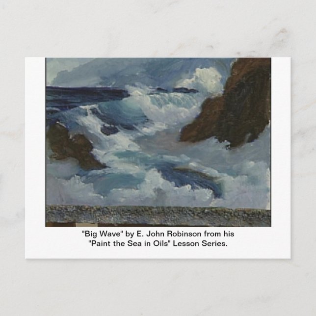 "Big Wave" Postcard (Front)