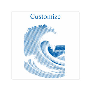 Big Wave Surfer Thunder_Cove Self-inking Stamp