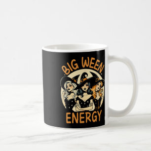 Big Ween Energy Halloween Vintage Witches Men Wome Coffee Mug