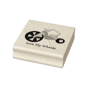 Big Wheel Big Time Rubber Stamp