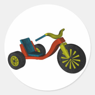 Big Wheel Classic Round Sticker
