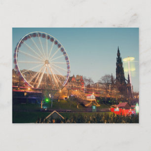 Big Wheel in Edinburgh Postcard