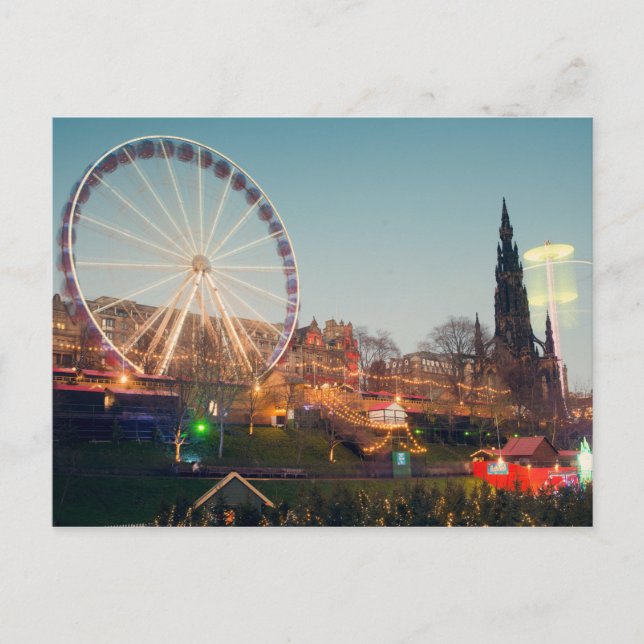 Big Wheel in Edinburgh Postcard (Front)