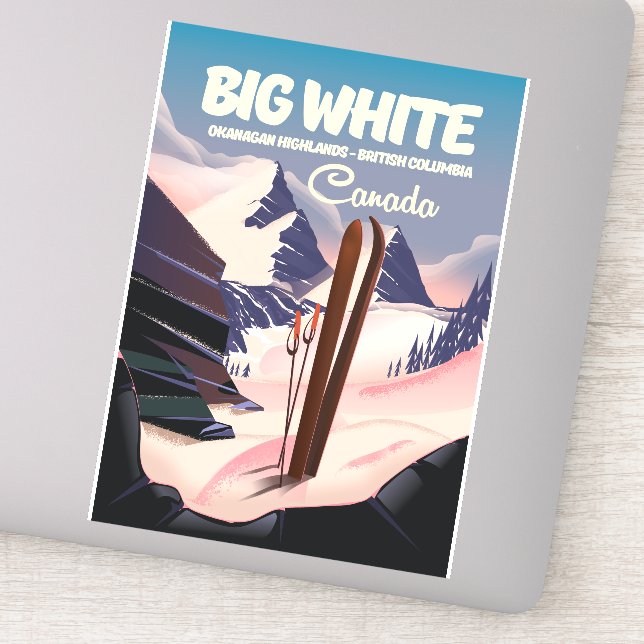 Big White British Columbia Canada ski. (Detail)