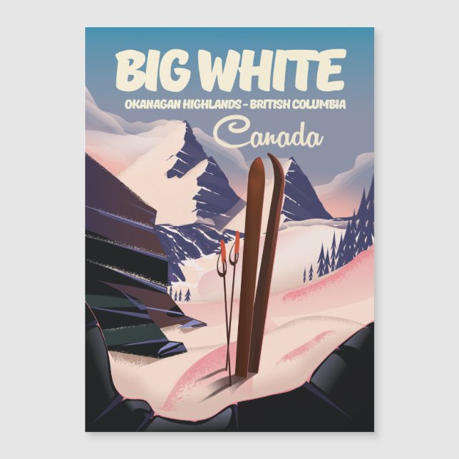 Big White British Columbia Canada ski. (Front)