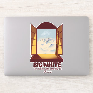 Big White British Columbia Canada ski poster
