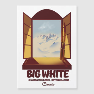 Big White British Columbia Canada ski poster