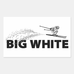 Big White British Columbia Ski Jumper Sticker