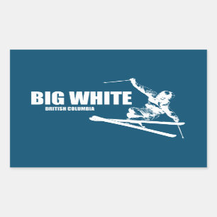 Big White British Columbia Skier Sticker