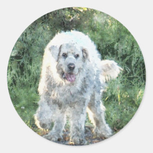Big White Lovable Dog Pet-lover's Stickers