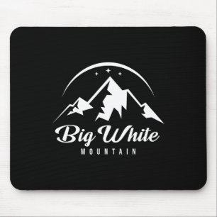 Big White Mountain Canada Ski Resort Skiing Snowbo Mouse Pad