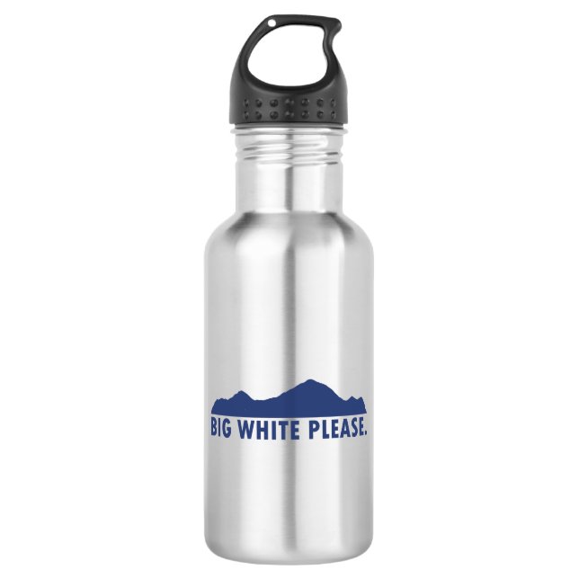 Big White Please 532 Ml Water Bottle (Front)