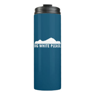 Big White Please Thermal Tumbler
