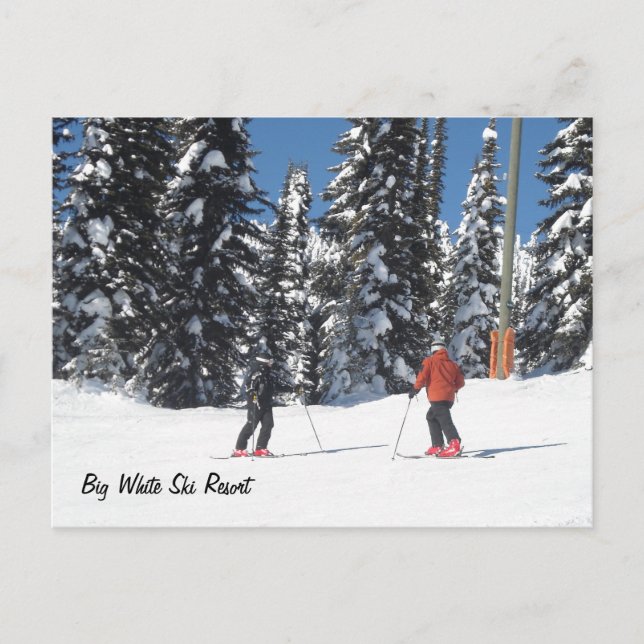 Big White Ski Resort Postcard (Front)