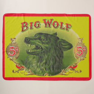 Big Wolf cigar label Sherpa Blanket