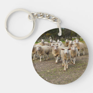 Big Woolly Sheep Marching In, Keychain