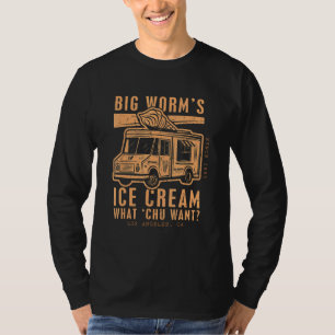 Big Worms Ice Cream What Chu Want Vintage T-Shirt