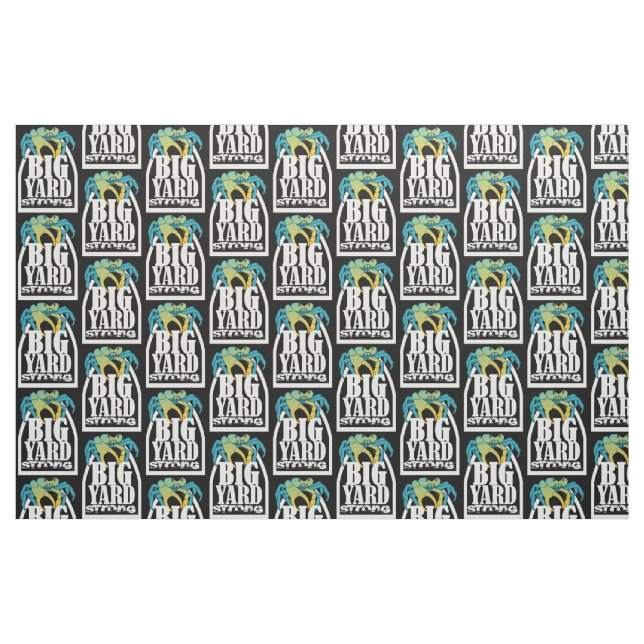 Big Yard Strong black fabric condensed (Fat Quarter)