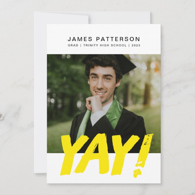 Big YAY Graduate Announcement (Front)