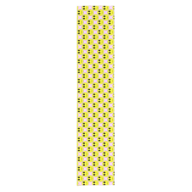 Big Yellow Allover Pale Purple-Table Runner (Front)
