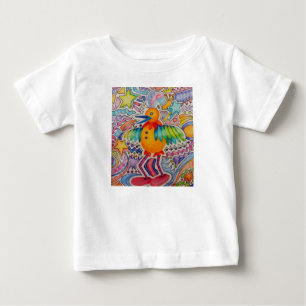 Big Yellow Bird Baby T-Shirt