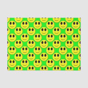 Big Yellow Happy Face Allover Tissue Paper