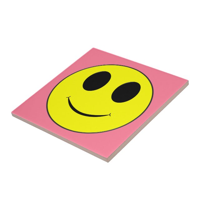 Big Yellow Happy Face Tile (Side)